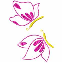 Butterfly Embroidery Design 7 Butterfly Embroidery Design 7